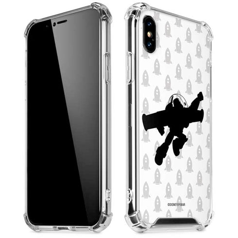 Disney Toy Story Buzz Lightyear Silhouette iPhone X/XS Clear Case