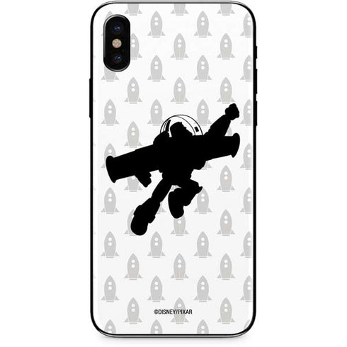 Disney Toy Story Buzz Lightyear Silhouette iPhone XS Skin
