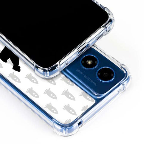 Disney Toy Story Buzz Lightyear Silhouette Moto G Play 4G (2024) Clear Case