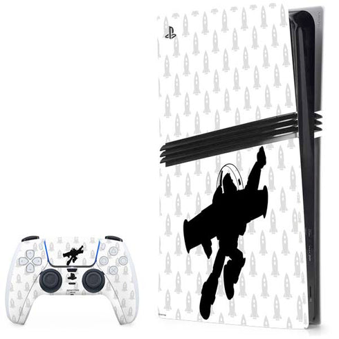 Disney Toy Story Buzz Lightyear Silhouette PlayStation PS5 Skins