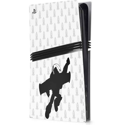 Disney Toy Story Buzz Lightyear Silhouette PS5 Pro Console Skin