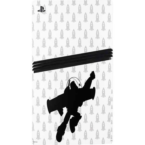 Disney Toy Story Buzz Lightyear Silhouette PS5 Pro Console Skin