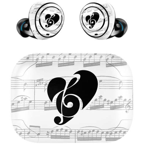 BW Musical Notes Amazon Echo Buds Skin