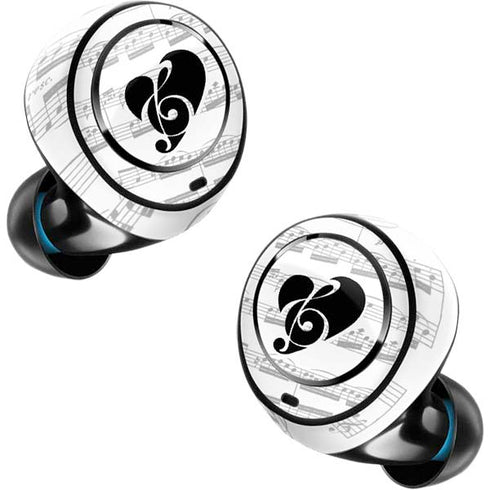 BW Musical Notes Amazon Echo Buds Skin