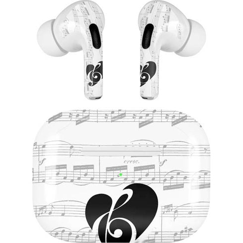 BW Musical Notes AirPods Skins
