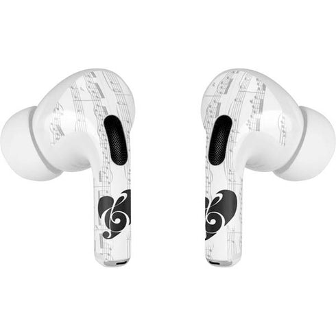 BW Musical Notes AirPods Skins