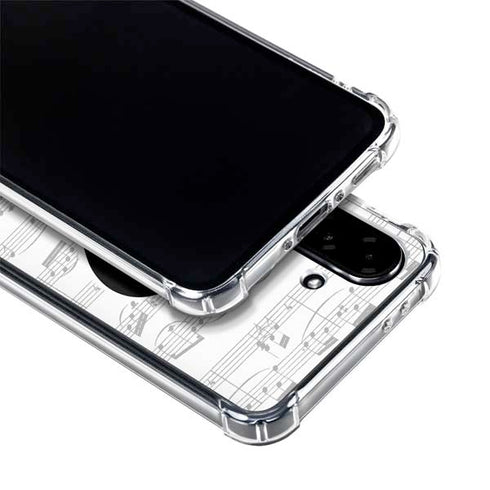 BW Musical Notes Galaxy A36 5G Clear Case
