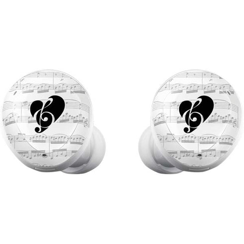 BW Musical Notes Galaxy Buds Plus Skin