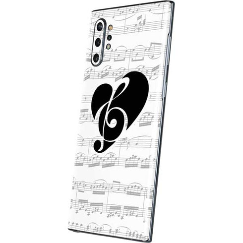 BW Musical Notes Galaxy Note 10 Plus Skin