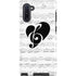 BW Musical Notes Galaxy Cases