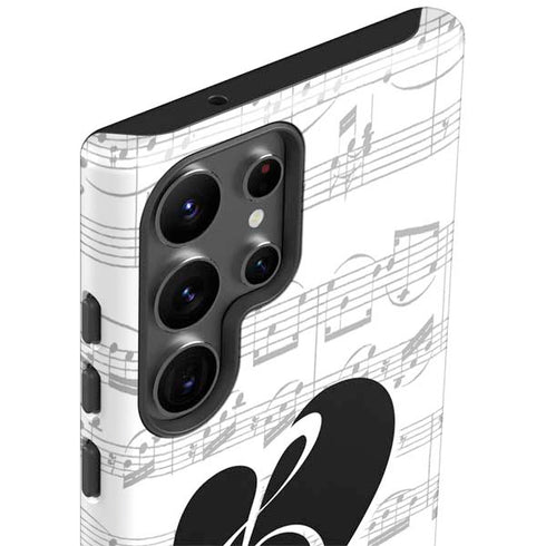 BW Musical Notes Galaxy S23 Ultra Pro Case