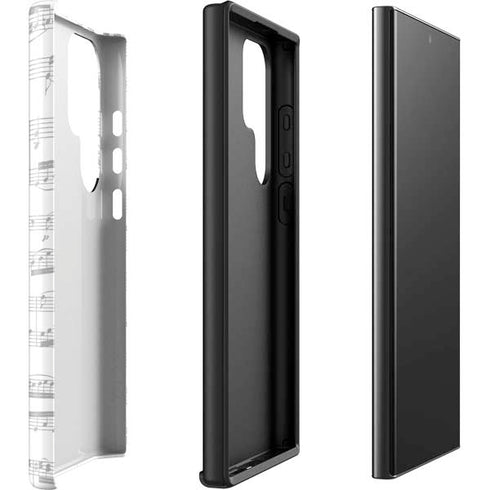 BW Musical Notes Galaxy S23 Ultra Pro Case