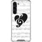 BW Musical Notes Galaxy S24 FE Clear Case