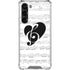 BW Musical Notes Galaxy S24 FE Clear Case