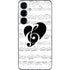 BW Musical Notes Galaxy S25 Plus Skin