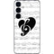 BW Musical Notes Galaxy S24 Plus Skin