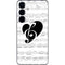 BW Musical Notes Galaxy S25 Skin