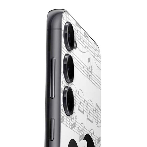 BW Musical Notes Galaxy S25 Skin