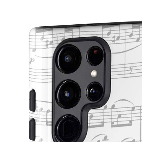 BW Musical Notes Galaxy S25 Ultra Impact Case