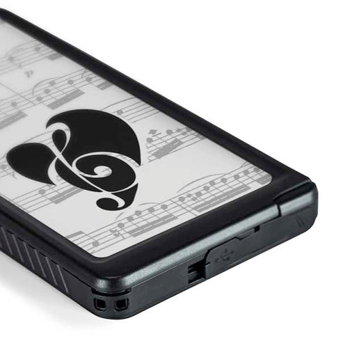 BW Musical Notes Galaxy S24 Ultra Waterproof Case