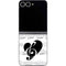 BW Musical Notes Galaxy Z Flip6 Skin