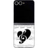 BW Musical Notes Galaxy Z Flip6 Skin