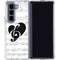 BW Musical Notes Galaxy Z Fold5 5G Clear Case