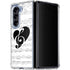 BW Musical Notes Galaxy Z Fold5 5G Clear Case