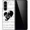 BW Musical Notes Galaxy Z Fold5 5G Skin