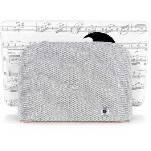 BW Musical Notes Google Home Hub Skin