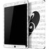 BW Musical Notes iPad Skins