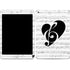 BW Musical Notes Apple iPad Skin