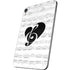 BW Musical Notes Apple iPad Mini Skin