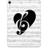 BW Musical Notes Apple iPad Pro Skin