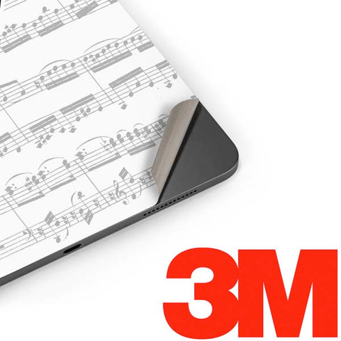 BW Musical Notes Apple iPad Pro Skin