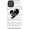 BW Musical Notes iPhone Cases