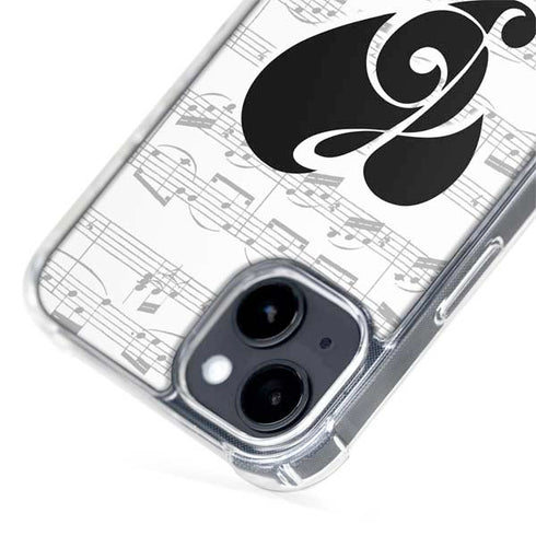 BW Musical Notes iPhone 14 MagSafe Case