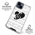 BW Musical Notes iPhone 15 Clear Case