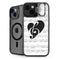 BW Musical Notes iPhone 15 Plus Kickstand Case