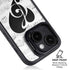 BW Musical Notes iPhone 15 Plus Kickstand Case