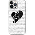 BW Musical Notes iPhone 15 Pro Max Skin