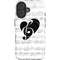 BW Musical Notes iPhone 16 Magsafe Impact Case