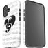 BW Musical Notes iPhone 16 Plus Impact Case