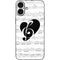 BW Musical Notes iPhone 16 Plus Skin