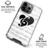 BW Musical Notes iPhone 16 Pro Clear Case