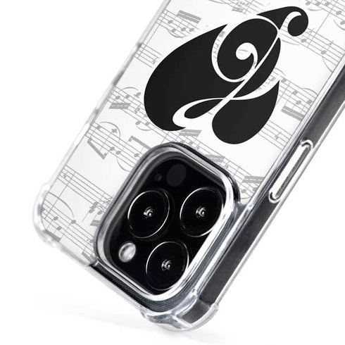 BW Musical Notes iPhone 16 Pro MagSafe Case
