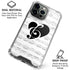 BW Musical Notes iPhone 16 Pro Max Clear Case
