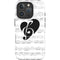 BW Musical Notes iPhone 16 Pro Max Impact Case