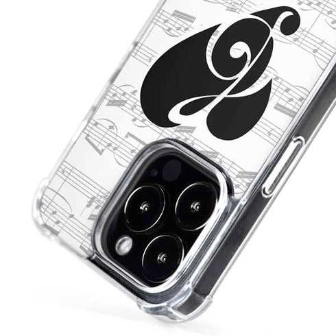 BW Musical Notes iPhone 16 Pro Max MagSafe Case