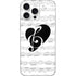 BW Musical Notes iPhone 16 Pro Max Skin